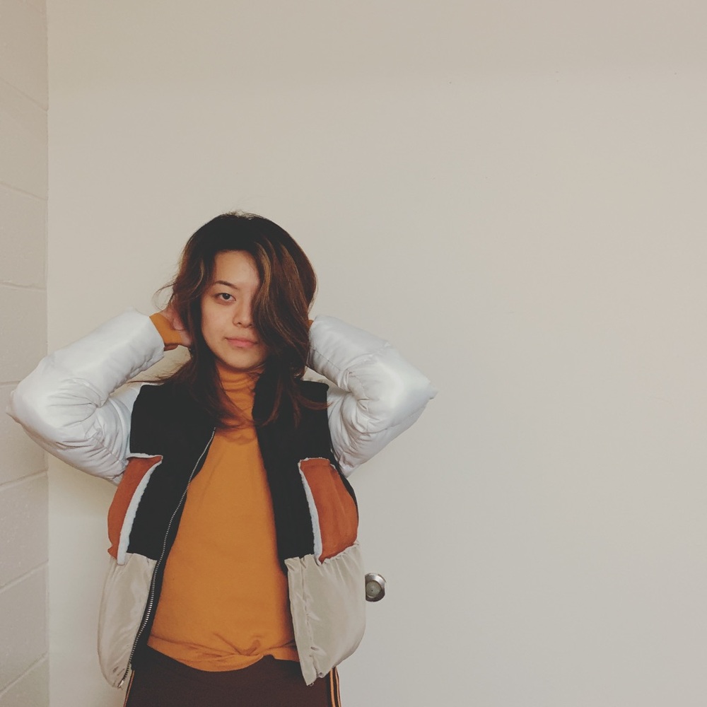 Block Cropped Puffer Jacket - Picture 2 of 4